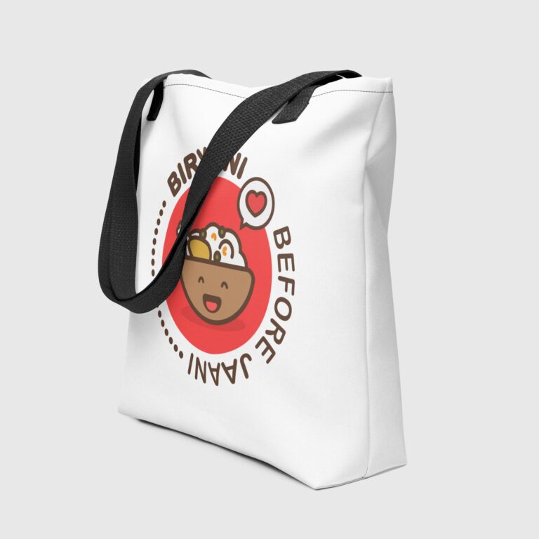 Biryani Before Jaani Tote Bag in White