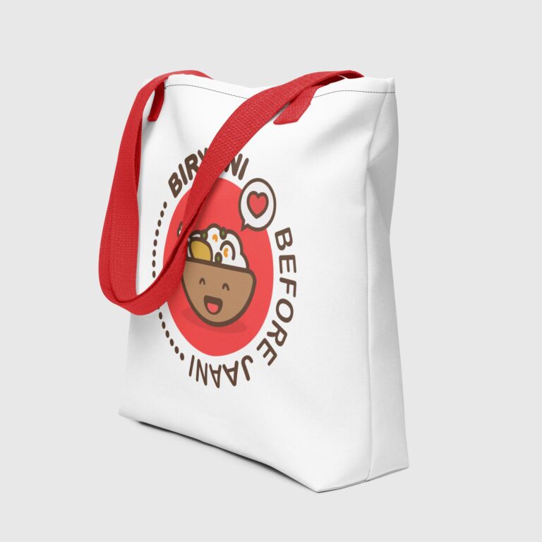 Biryani Before Jaani Tote Bag in White