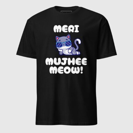 Meri Billi Mujhee Meow Short-Sleeve Unisex T-Shirt