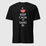 Keep Calm Coz Sanu Ki Short-Sleeve Unisex T-Shirt