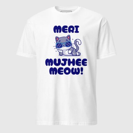 Meri Billi Mujhee Meow Short-Sleeve Unisex T-Shirt