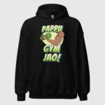 Pappu Gym Jao Unisex Black & White Hoodie