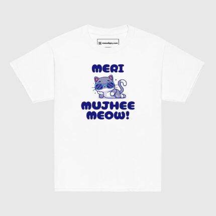 Meri Billi Mujhee Meow Short-Sleeve Youth T-shirt