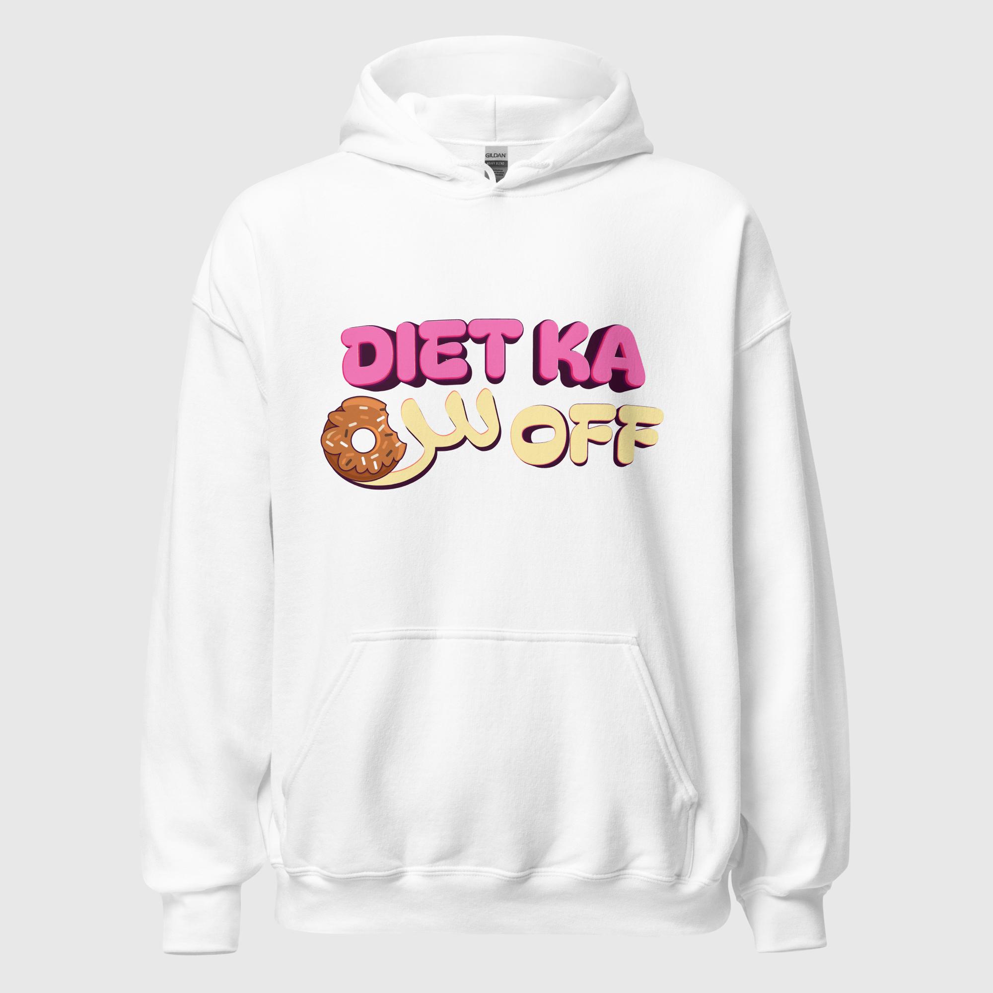 unisex-heavy-blend-hoodie-white-front-68fd5d473f77e.jpg Diet Ka Scene Off Unisex Hoodie - Image 1